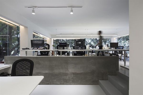 合肥辦公室裝修室內(nèi)空間效果圖