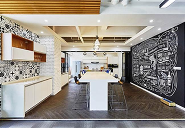 時(shí)尚氣派的合肥辦公室裝修設(shè)計(jì)怎么突出效果