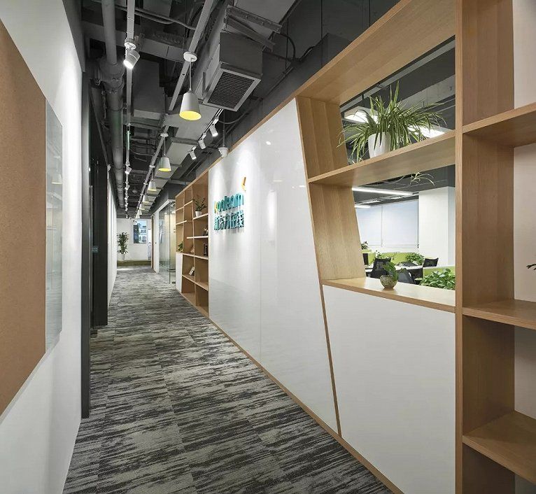 教育培訓公司辦公室裝修設計案例效果圖