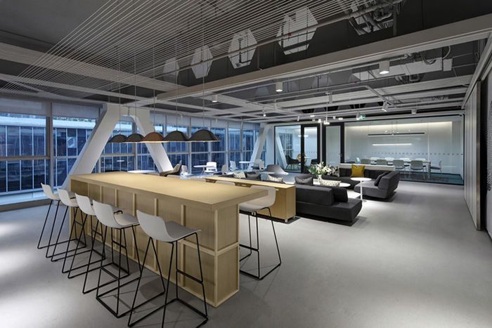 電子科技辦公室設(shè)計(jì)裝修效果圖