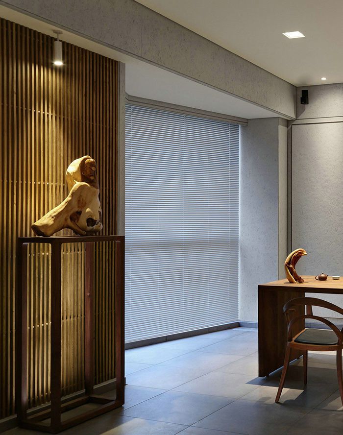 中式辦公室接待室裝修效果圖