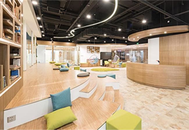 如沐春風(fēng)的合肥英語培訓(xùn)機(jī)構(gòu)裝修設(shè)計(jì)效果圖設(shè)計(jì)方案