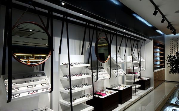 時尚眼鏡店裝修要點，時尚眼鏡店裝修效果圖