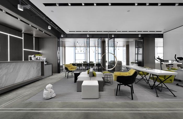 現(xiàn)代風(fēng)格300平米辦公室裝修圖片