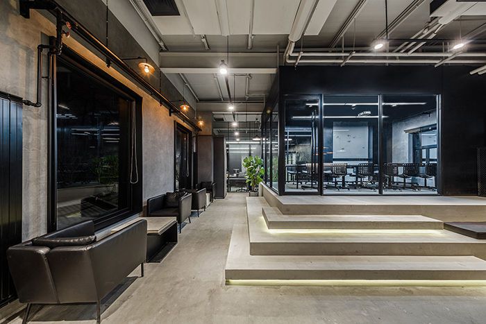 合肥高新區(qū)400平米辦公室裝修設(shè)計案例