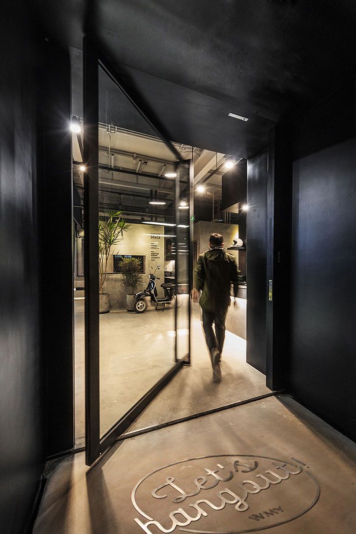 400平科技公司辦公室設(shè)計,工業(yè)風格辦公室