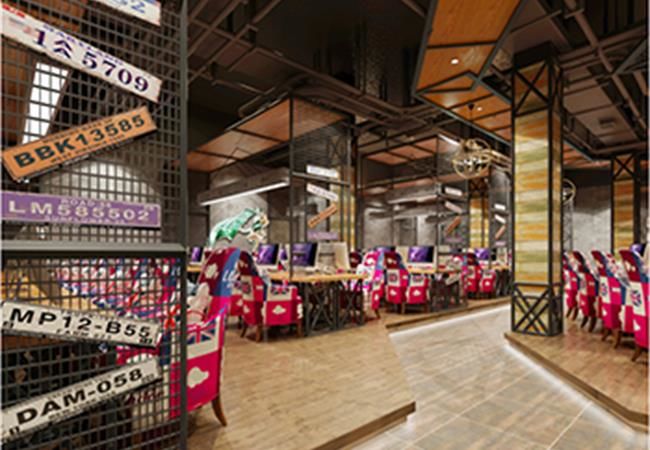 合肥裝修公司教你網(wǎng)吧網(wǎng)咖裝修如何布局設計能眼前一亮