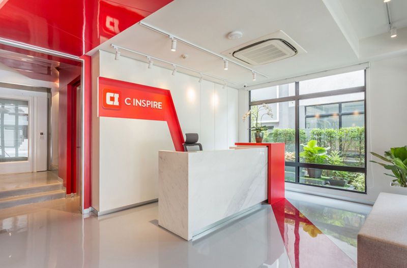 科技信息公司辦公室裝修設(shè)計(jì)效果圖