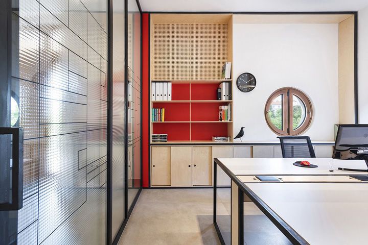 400平復(fù)式辦公樓裝修主管辦公室設(shè)計(jì)圖