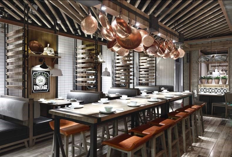 網(wǎng)紅餐飲店設(shè)計(jì)案例效果圖賞析