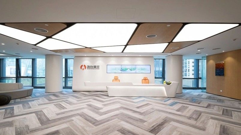 2000平米金融公司辦公室裝修設(shè)計(jì)案例