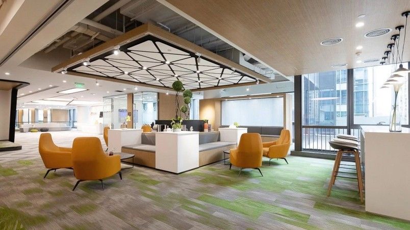 金融投資類辦公室裝修設(shè)計(jì)效果圖