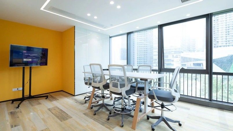 IT公司的辦公室前臺怎么裝修才顯得有科技感？