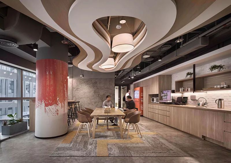 大氣又有情懷的工業(yè)風(fēng)辦公室裝修設(shè)計(jì)