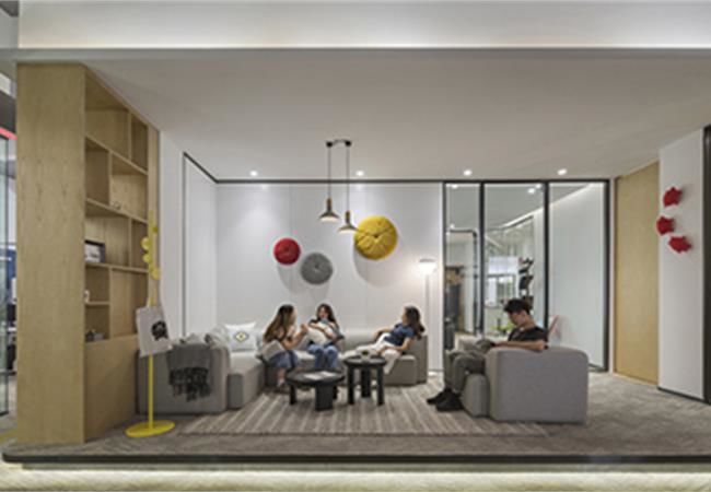 800平工業(yè)風(fēng)科技公司辦公室裝修設(shè)計效果圖