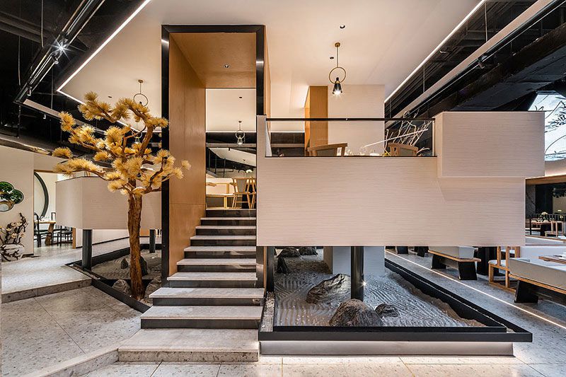 新中式風(fēng)格川菜館裝修設(shè)計(jì)案例