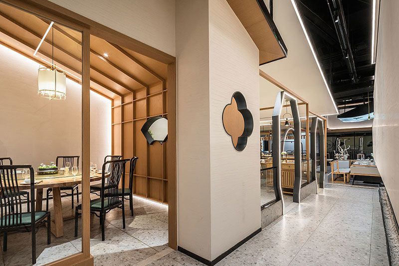 新中式風(fēng)格川菜館裝修設(shè)計(jì)案例