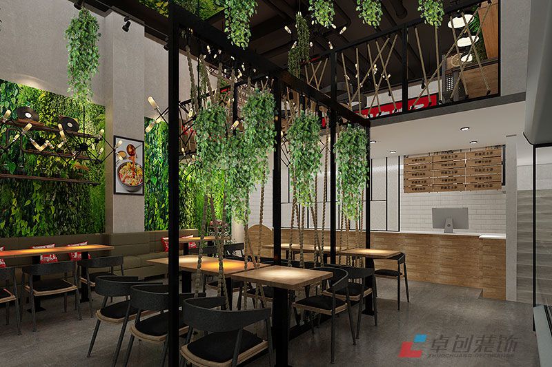 羽姐麻辣燙店面裝修設(shè)計(jì)