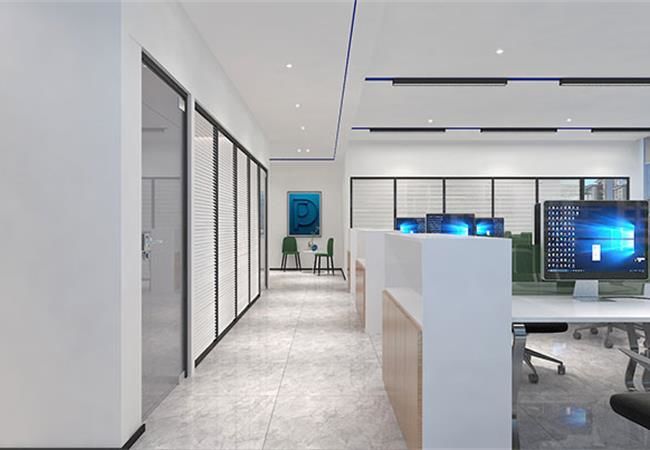 合肥科技研發(fā)公司辦公室裝修案例圖