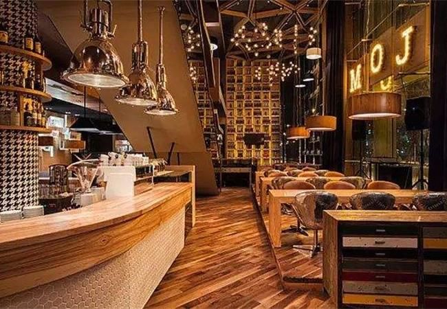 巧妙的弧形打造出，合肥咖啡店裝修，更顯藝術(shù)感