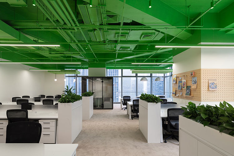 500平米寫字樓裝修設(shè)計(jì)未來適應(yīng)性與品牌特質(zhì)